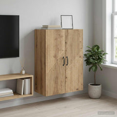 vidaXL Wall-Mounted Cabinet 66 x 34.5 x 90 cm Engineered Wood 1