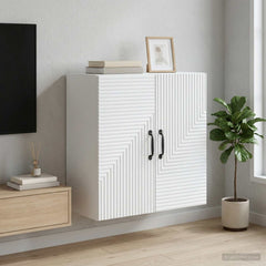 Wall-Mounted Cabinet 59 x 31 x 60 cm Engineered Wood White