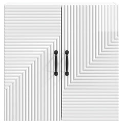 vidaXL Wall-Mounted Cabinet High Gloss White 59 x 31 x 60 cm 4