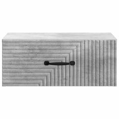 vidaXL Wall-Mounted Bedside Cabinet Concrete Grey 49 x 34.5 x 20 cm 5