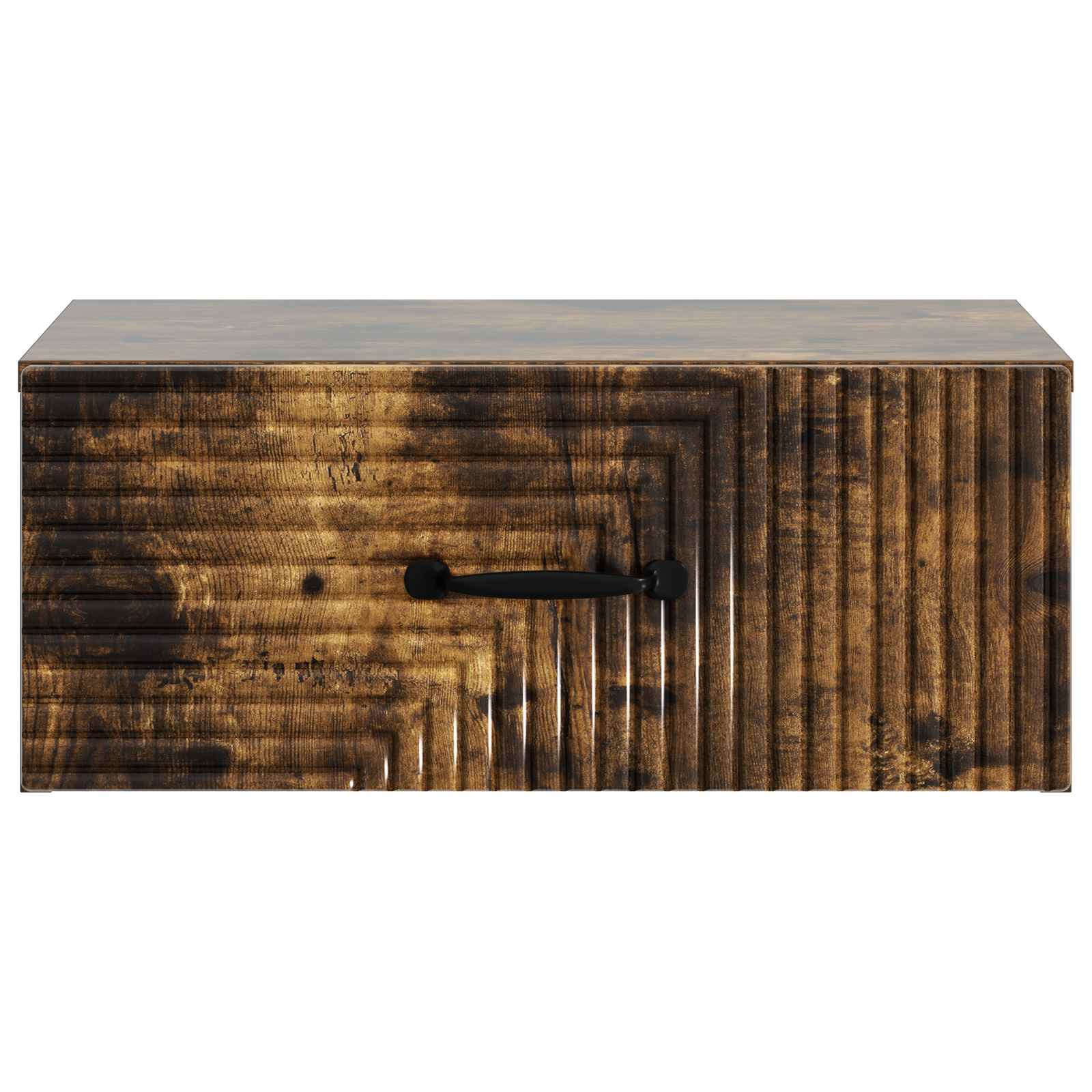 vidaXL Wall-Mounted Bedside Cabinet Smoked Oak 49 x 34.5 x 20 cm 5