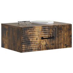 vidaXL Wall-Mounted Bedside Cabinet 2 pcs Smoked Oak 49 x 34.5 x 20 cm 3