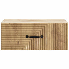 vidaXL Wall-Mounted Bedside Cabinet Artisan Oak 49 x 34.5 x 20 cm 5
