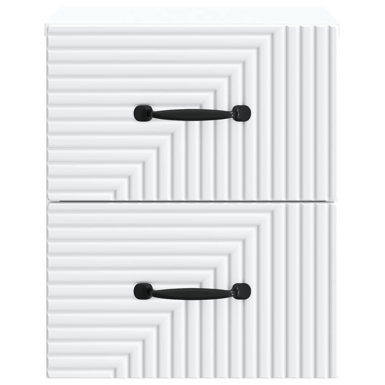 vidaXL Wall-Mounted Bedside Cabinet White 34.5 x 33 x 40 cm 5