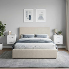 vidaXL Wall-Mounted Bedside Cabinet 34.5 x 33 x 40 cm