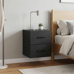 vidaXL Wall-Mounted Bedside Cabinet 34.5 x 33 x 40 cm