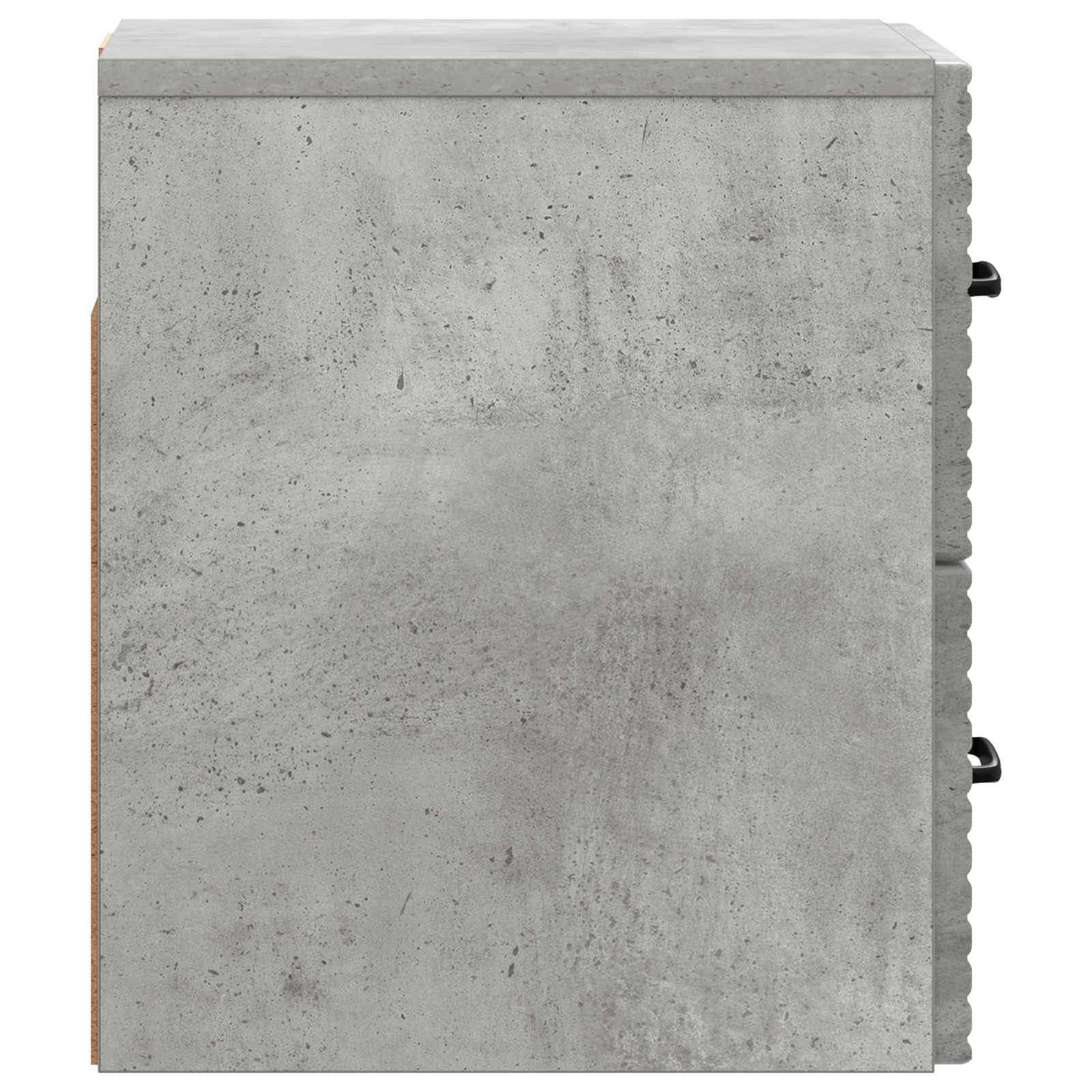 vidaXL Wall-Mounted Bedside Cabinet Concrete Grey 34.5 x 33 x 40 cm 6