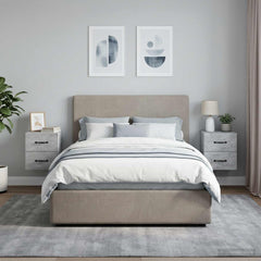 vidaXL Wall-Mounted Bedside Cabinet 34.5 x 33 x 40 cm