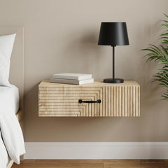 vidaXL Wall-Mounted Side Table 59 x 34.5 x 17 cm Engineered Wood 1