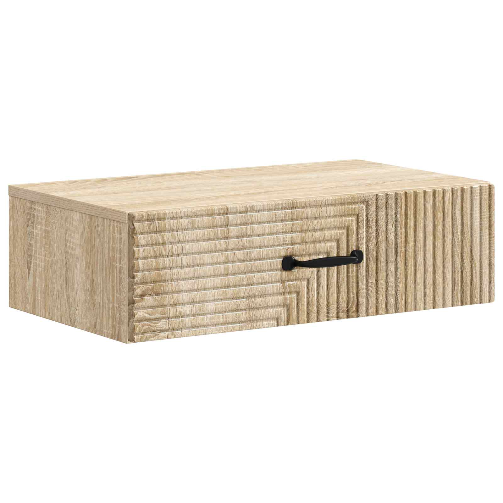 vidaXL Wall-Mounted Side Table 59 x 34.5 x 17 cm Engineered Wood 2