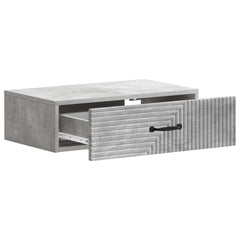 vidaXL Wall-Mounted Side Table 59 x 34.5 x 17 cm Engineered Wood 4