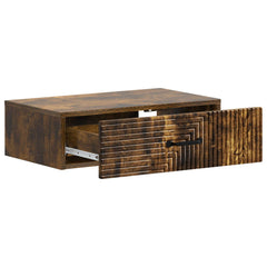 vidaXL Wall-Mounted Side Table 59 x 34.5 x 17 cm Engineered Wood 4