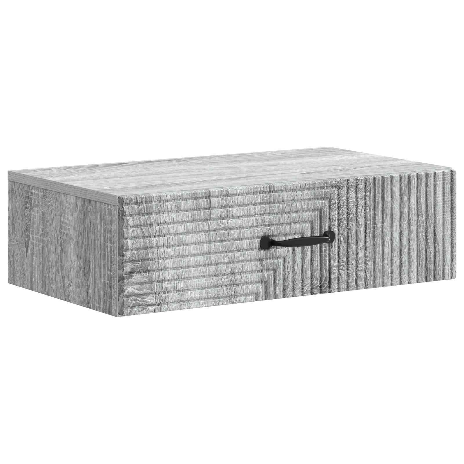 vidaXL Wall-Mounted Side Table 59 x 34.5 x 17 cm Engineered Wood 2