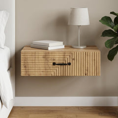 vidaXL Wall-Mounted Side Table 59 x 34.5 x 17 cm Engineered Wood 1