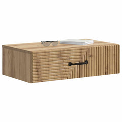 vidaXL Wall-Mounted Side Table 59 x 34.5 x 17 cm Engineered Wood 3