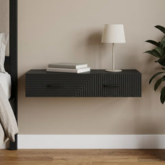vidaXL Wall-Mounted Side Table 59 x 34.5 x 17 cm Engineered Wood