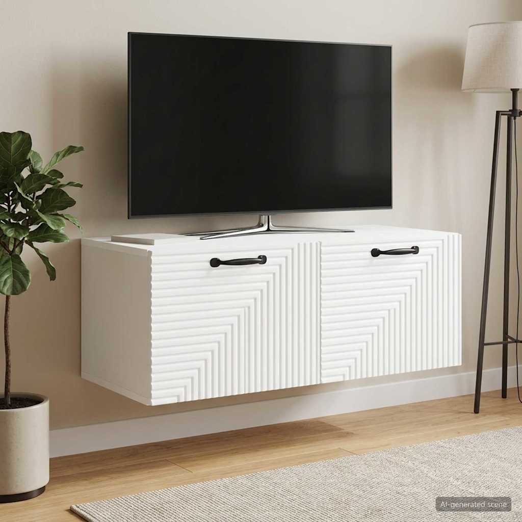 Wall-Mounted TV Cabinet 78.5 x 41 x 30 cm White