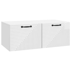 vidaXL Wall-Mounted TV Cabinet High Gloss White 78.5 x 41 x 30 cm 2