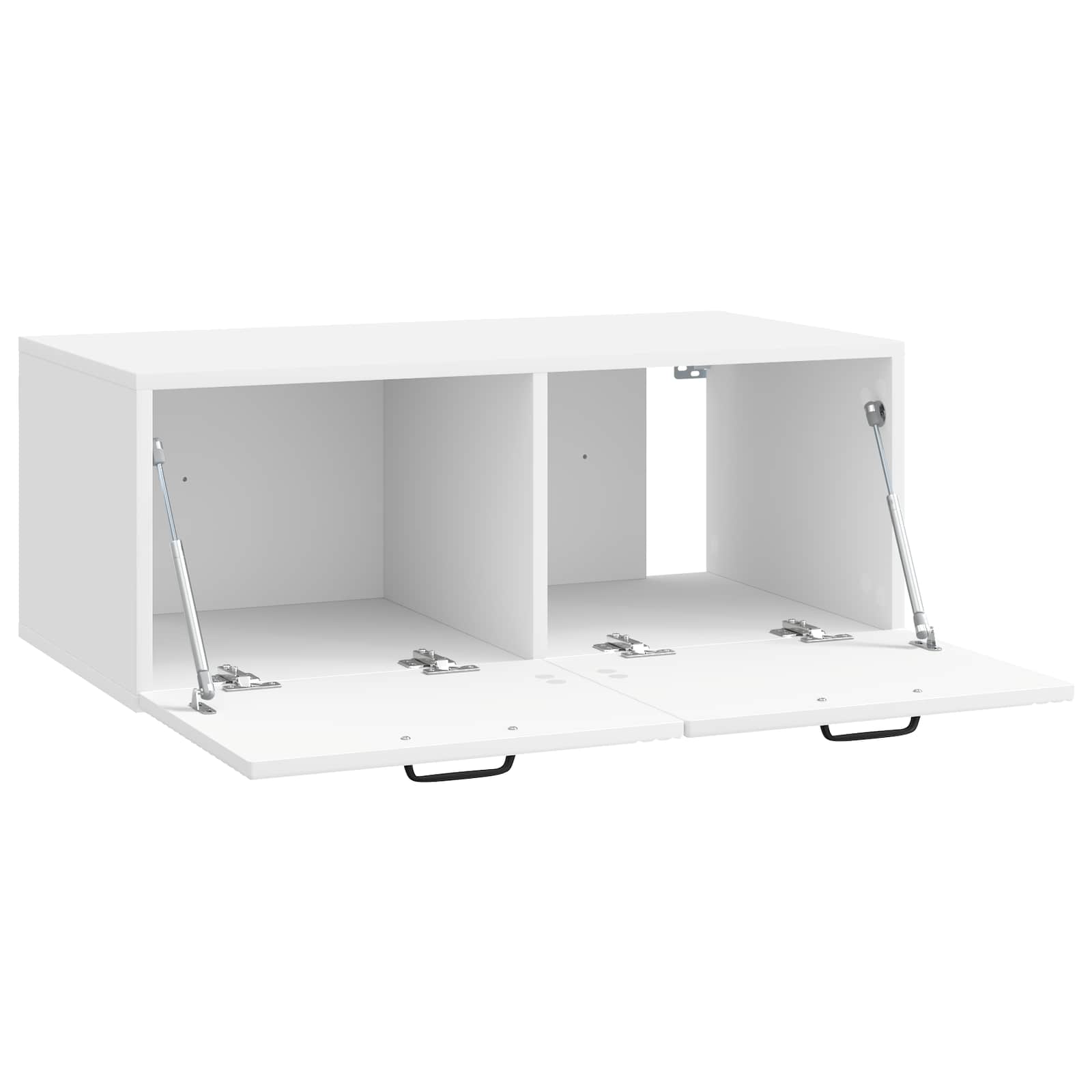 vidaXL Wall-Mounted TV Cabinet High Gloss White 78.5 x 41 x 30 cm 5