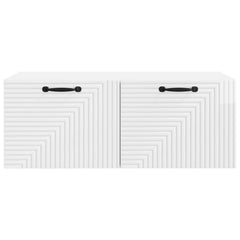 vidaXL Wall-Mounted TV Cabinet High Gloss White 78.5 x 41 x 30 cm 6