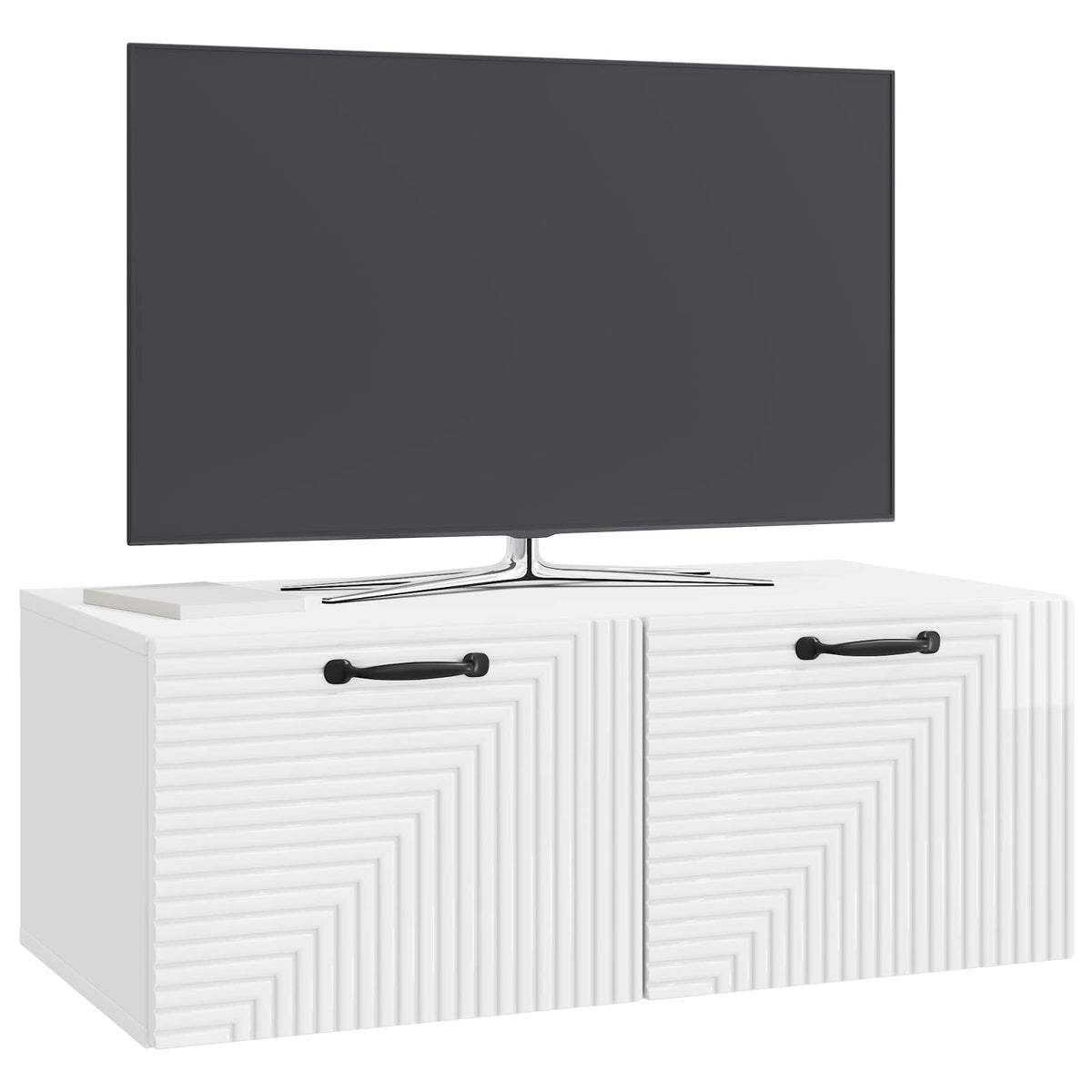 Wall-Mounted TV Cabinet 78.5 x 41 x 30 cm High gloss white