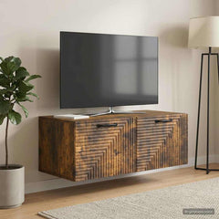 Wall-Mounted TV Cabinet 78.5 x 41 x 30 cm Smoked oak