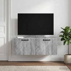 Wall-Mounted TV Cabinet 78.5 x 41 x 30 cm Grey sonoma