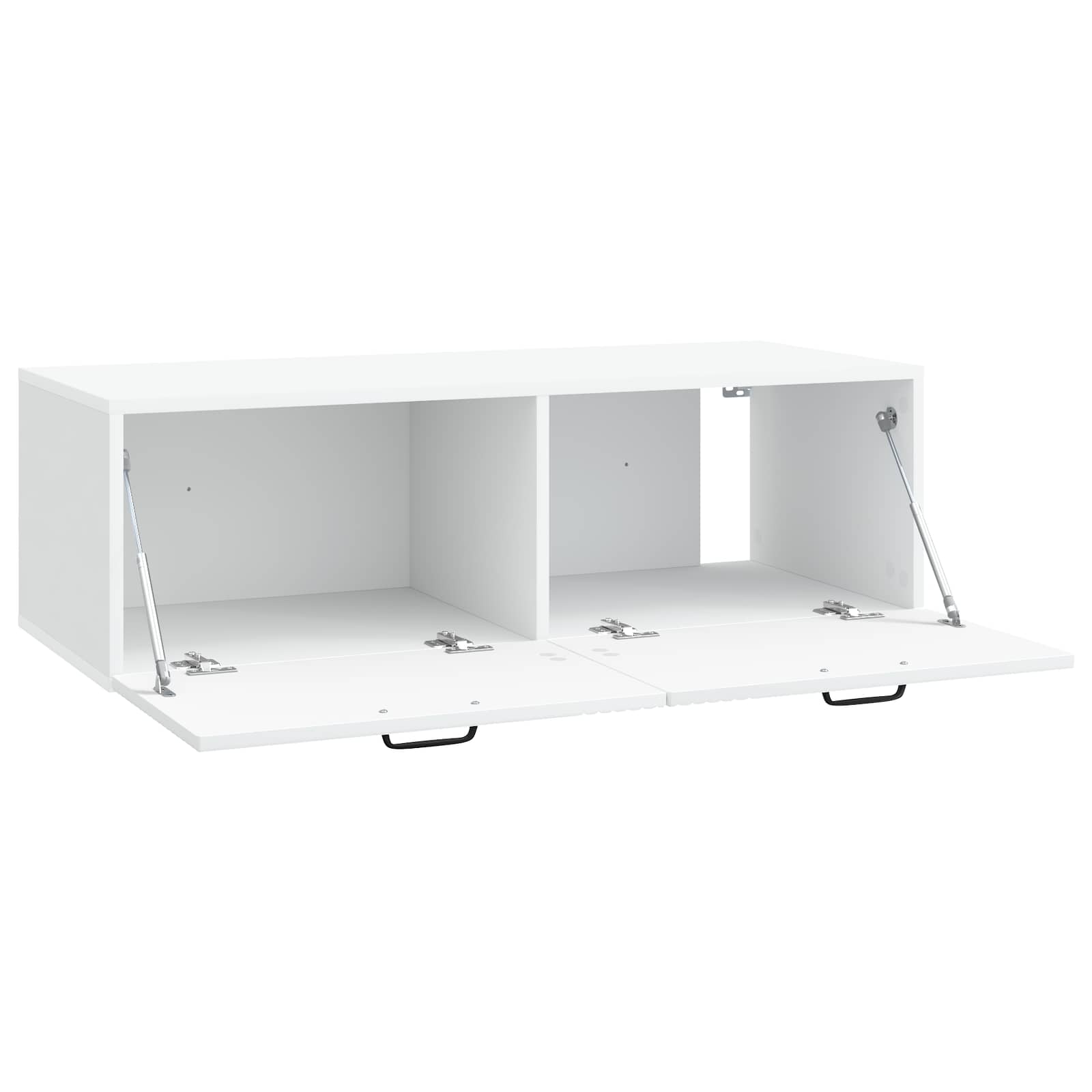 vidaXL Wall-Mounted TV Cabinet White 98 x 41 x 30 cm Engineered Wood 5