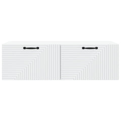 vidaXL Wall-Mounted TV Cabinet White 98 x 41 x 30 cm Engineered Wood 6