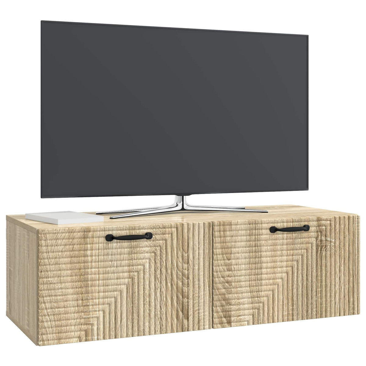 Wall-Mounted TV Cabinet 98 x 41 x 30 cm Drop 41 cm Width 98 cm Sonoma oak