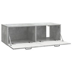 vidaXL Wall-Mounted TV Cabinet Concrete Grey 98 x 41 x 30 cm 5