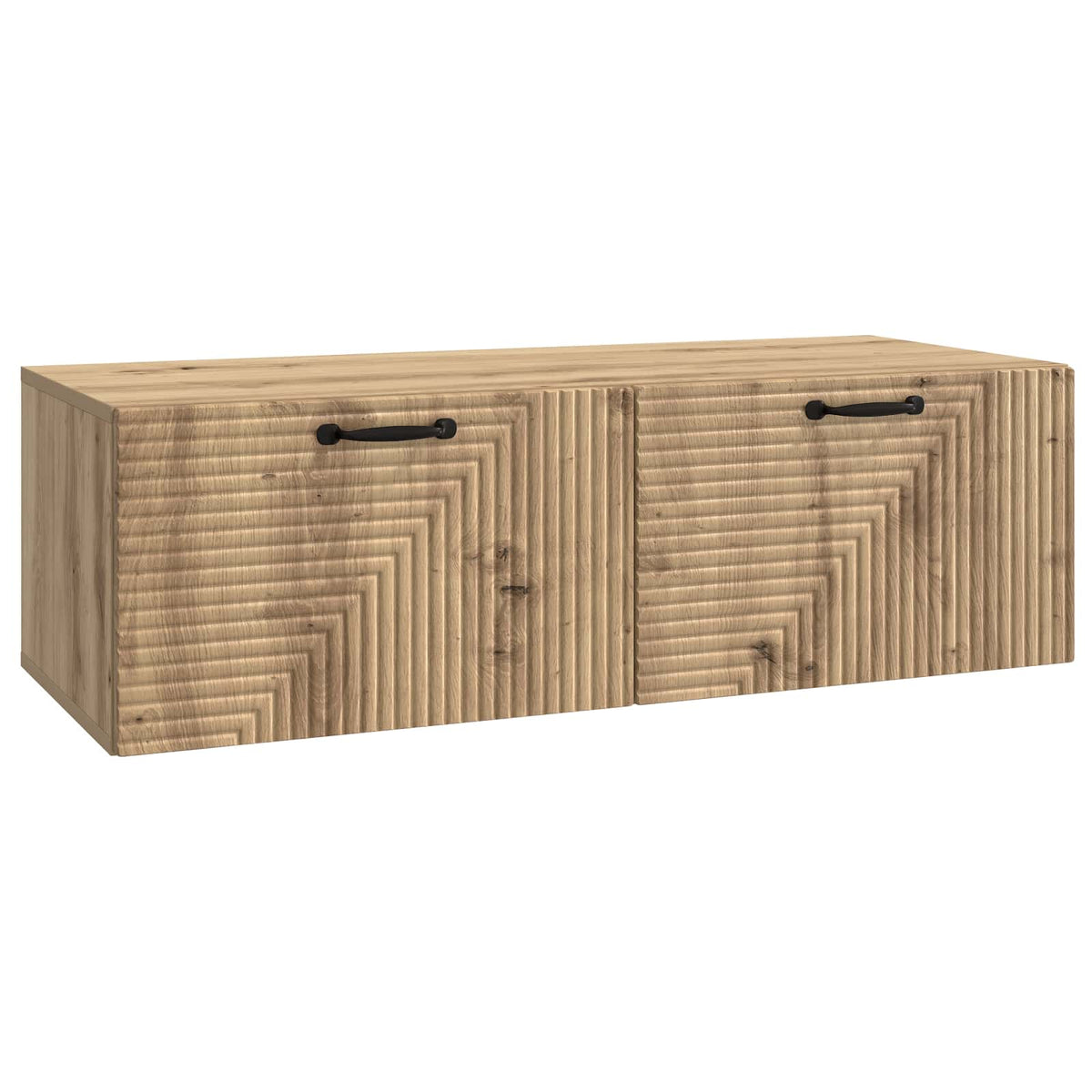 Wall-Mounted TV Cabinet 98 x 41 x 30 cm Drop 41 cm Width 98 cm Artisan oak