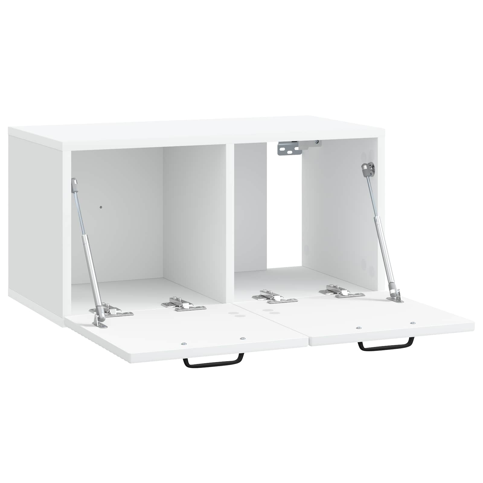 vidaXL Wall-Mounted TV Cabinet White 59.5 x 31 x 30 cm Engineered Wood 5