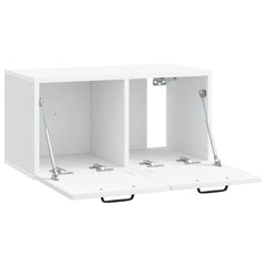 vidaXL Wall-Mounted TV Cabinet White 59.5 x 31 x 30 cm Engineered Wood 5