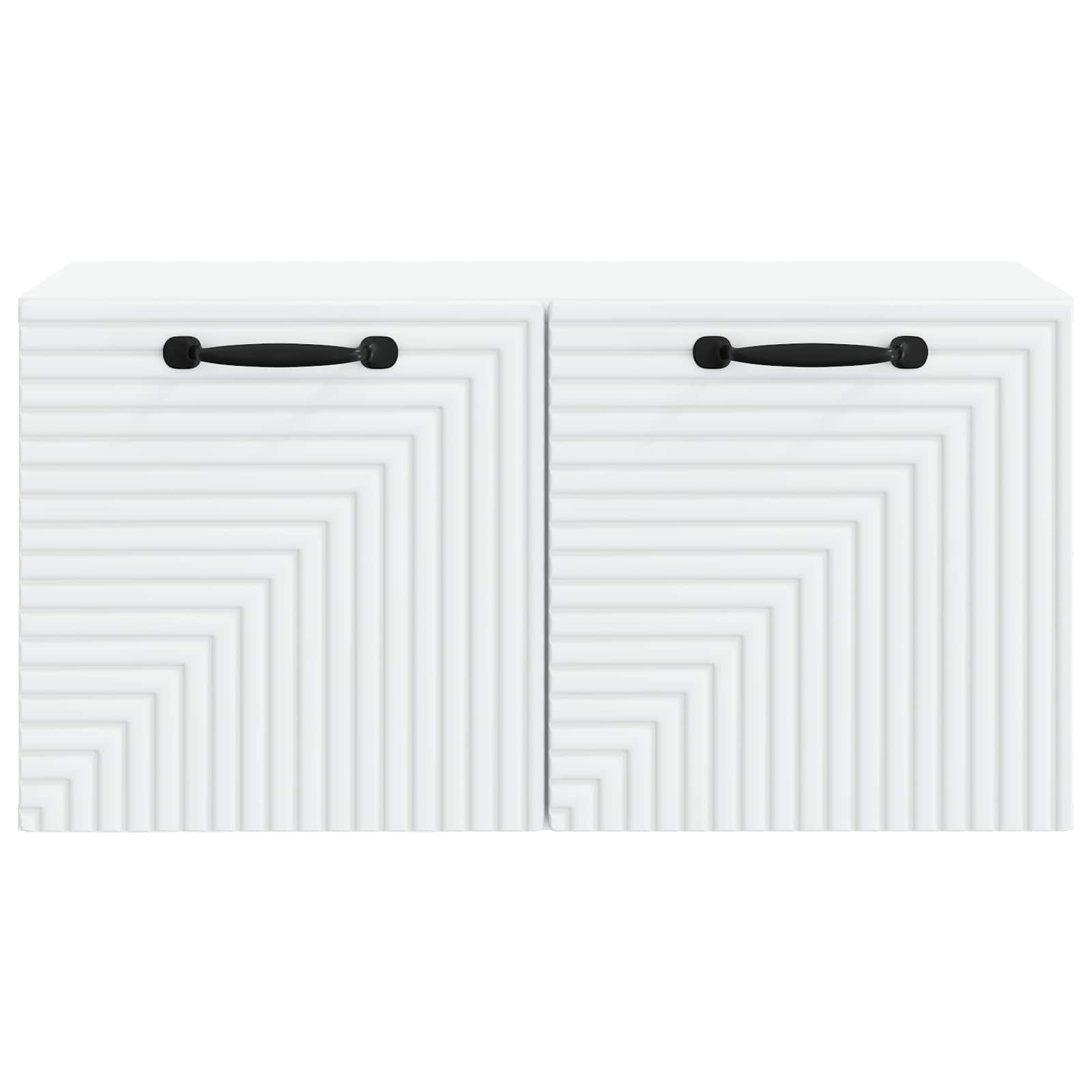 vidaXL Wall-Mounted TV Cabinet White 59.5 x 31 x 30 cm Engineered Wood 6