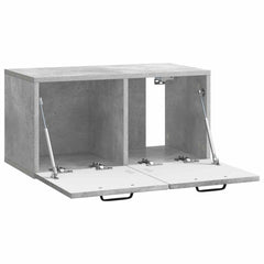 vidaXL Wall-Mounted TV Cabinet Concrete Grey 59.5 x 31 x 30 cm 5