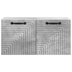 vidaXL Wall-Mounted TV Cabinet Concrete Grey 59.5 x 31 x 30 cm 6