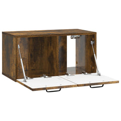 vidaXL Wall-Mounted TV Cabinet Smoked Oak 59.5 x 31 x 30 cm 5