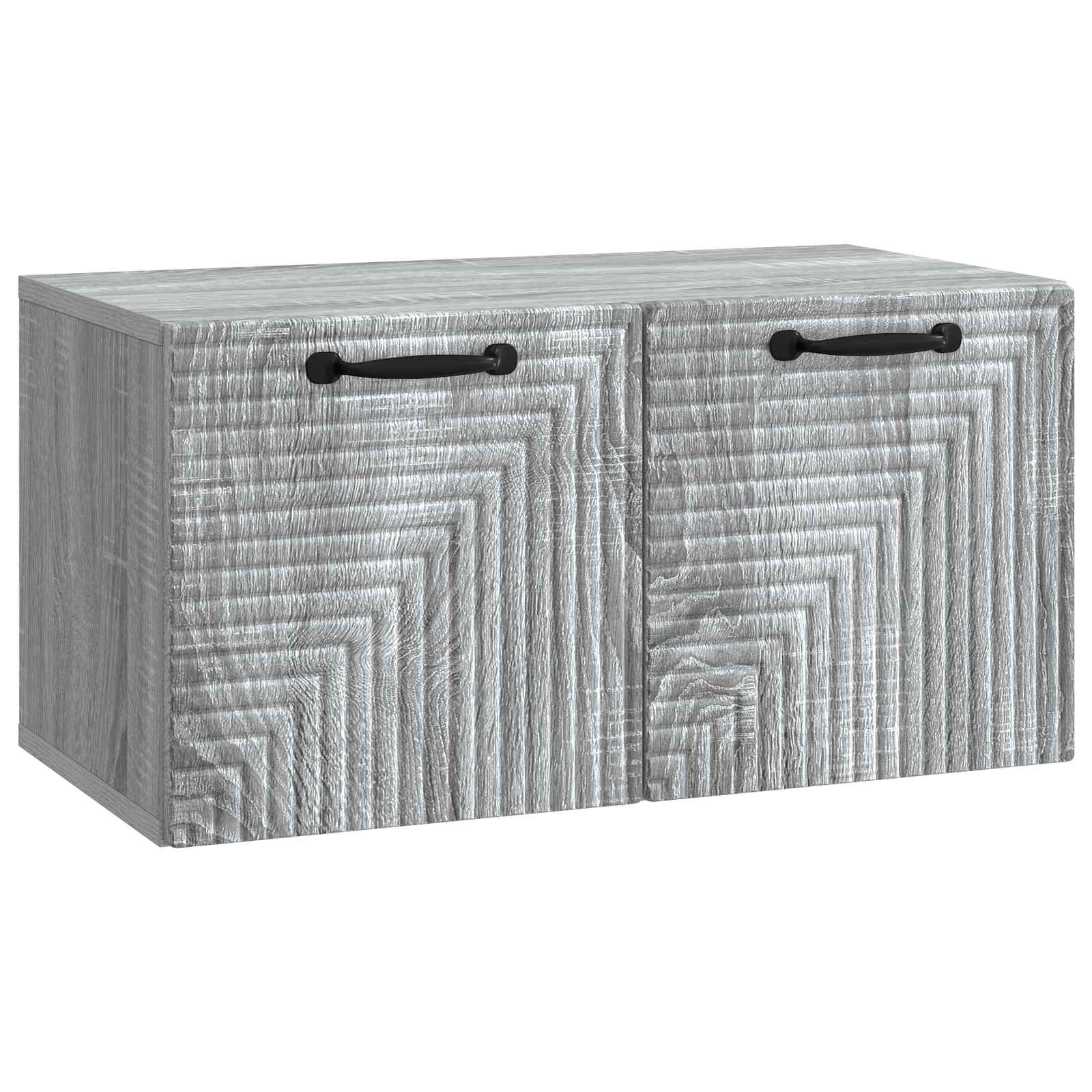 vidaXL Wall-Mounted TV Cabinet Grey Sonoma 59.5 x 31 x 30 cm 2