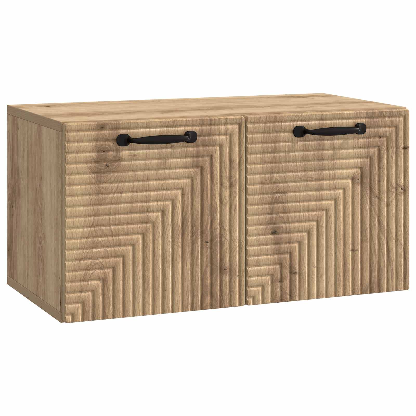 vidaXL Wall-Mounted TV Cabinet 59.5 x 31 x 30 cm Artisan Oak 2