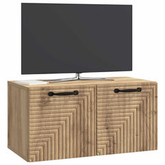 vidaXL Wall-Mounted TV Cabinet 59.5 x 31 x 30 cm Artisan Oak 3