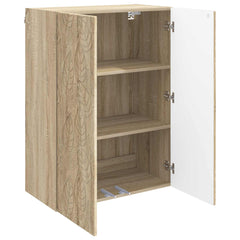 vidaXL Wall-Mounted Cabinet 66 x 34.5 x 90 cm Engineered Wood 3