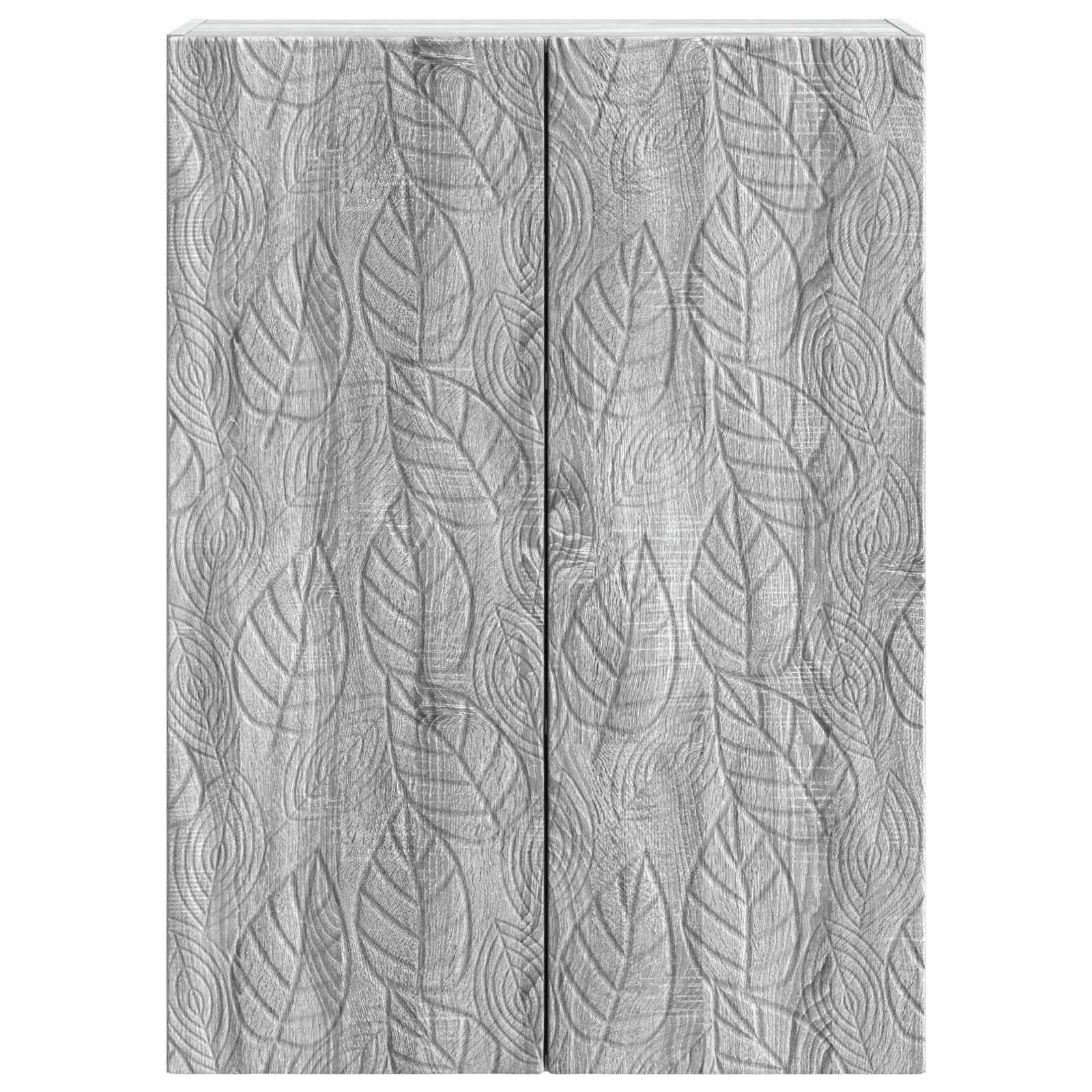 vidaXL Wall-Mounted Cabinet 66 x 34.5 x 90 cm Engineered Wood 4