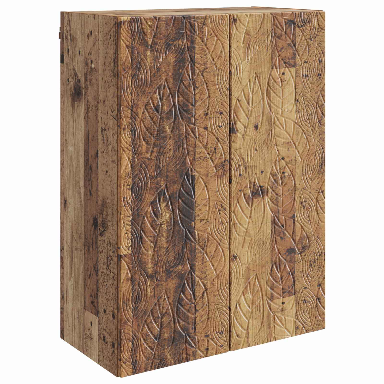 vidaXL Wall-Mounted Cabinet 66 x 34.5 x 90 cm Engineered Wood Old Wood 2
