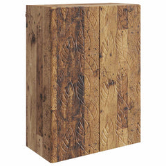 vidaXL Wall-Mounted Cabinet 66 x 34.5 x 90 cm Engineered Wood Old Wood 2
