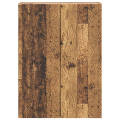 vidaXL Wall-Mounted Cabinet 66 x 34.5 x 90 cm Engineered Wood Old Wood 4