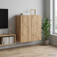 Wall-Mounted Cabinet 59 x 31 x 60 cm Engineered Wood Artisan oak