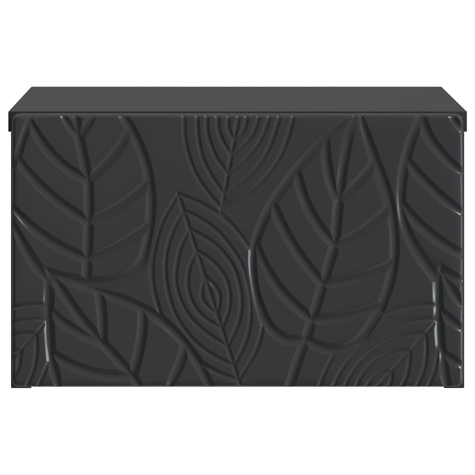 vidaXL Wall-Mounted Bedside Cabinet 2 pcs Black 49 x 34.5 x 20 cm 6