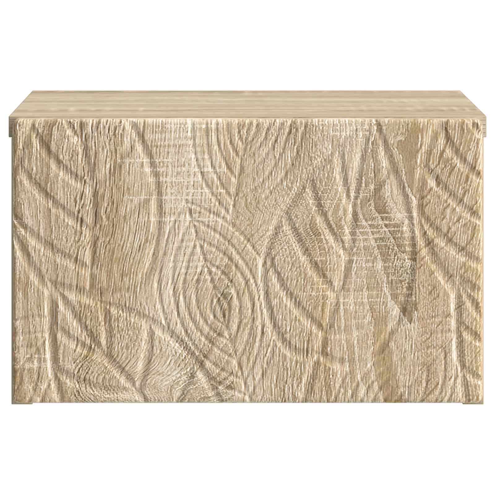 vidaXL Wall-Mounted Bedside Cabinet Sonoma Oak 49 x 34.5 x 20 cm 4