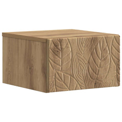 vidaXL Wall-Mounted Bedside Cabinet Artisan Oak 49 x 34.5 x 20 cm 2